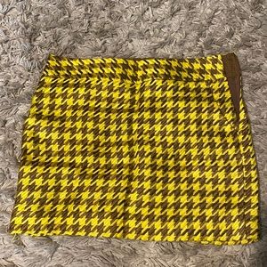 The Limited houndstooth mini skirt